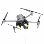 industrial UAV tethered power and lighting solution