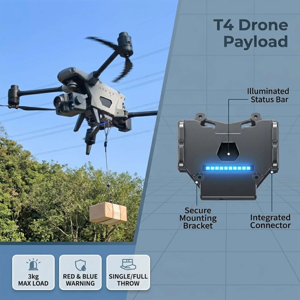 t4 uav dropper system