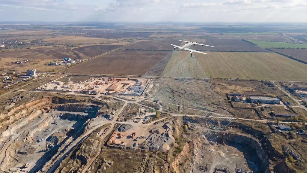 UAV mapping large terrain industrial application