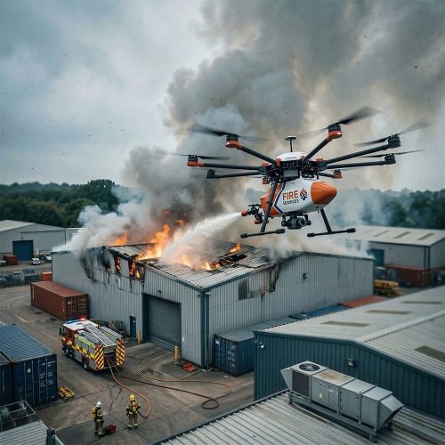 drone-firefighting-industrial-scene
